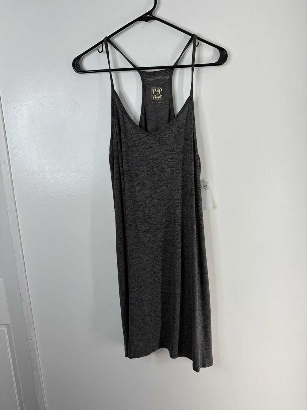 Pip & Vine By Rosie Pope Maternity Slip Dress Lounge Wear NEW Size Small Gray